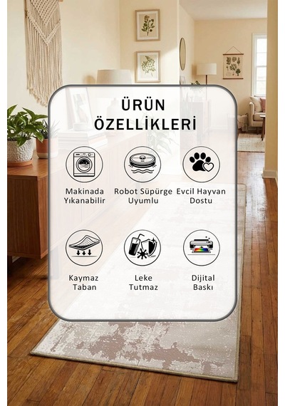 Ceren Vizon Yıkanabilir Yolluk