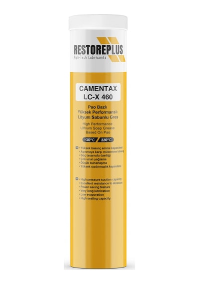 Restoreplus Camentax Lc-X 460 Pao Bazlı Yüksek Performanslı Lityum Sabunlu Ges 400 G