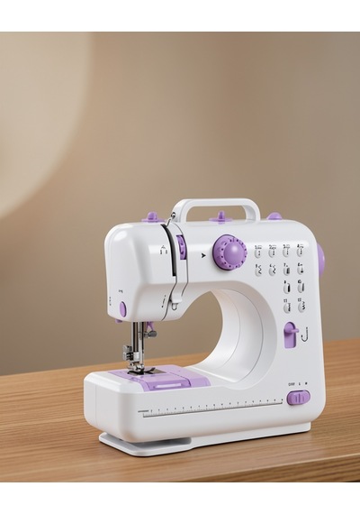 Kompakt Çok Fonksiyonlu Dikiş Makinesi 12 Desenli Asw2-4 Belirtilmemiş