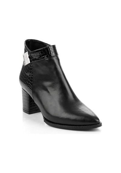 Bambi Siyah Siyah Kadın Bot & Bootie K02233050111 Siyah Siyah