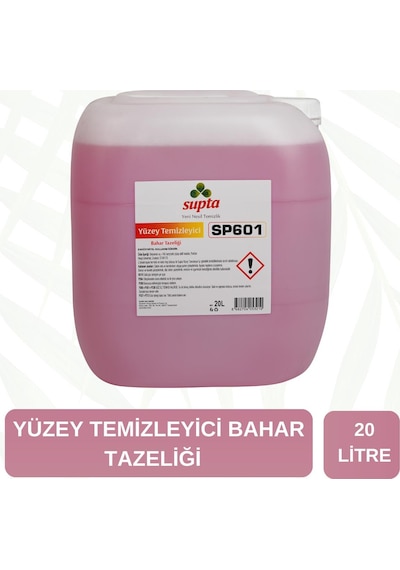 Supta Sıvı Yüzey Temizleyici Bahar Tazeliği Çiçek 20 Litre