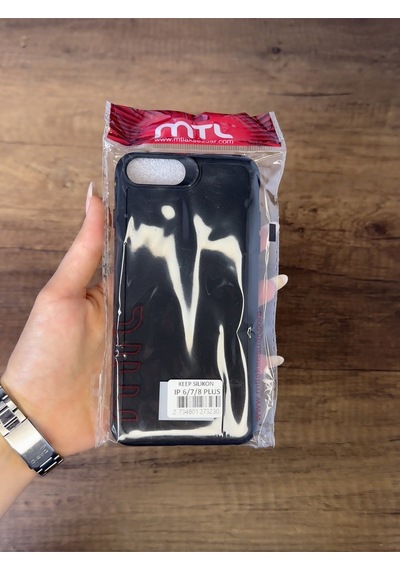 Apple Uyumlu iPhone 6/7/8 Plus Silikon Kılıf Xfab Siyah