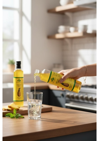 Bromelain Ananas Ve Koenzim Q10 İçeren Detox Şurubu 250 Ml