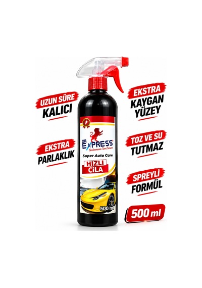 Premium Seramik Katkılı Hızlı Cila Etkili Parlaklık Su Tutmaz Hızlı Pratik Kullanım Spreyli 500 Ml - 576132536