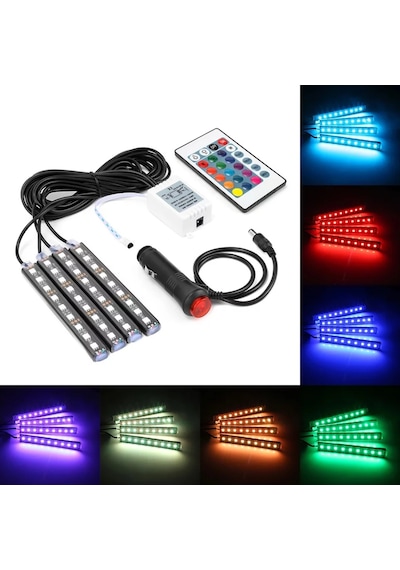 Ayak Altı Led Sese Duyarlı Uzaktan Kumandalı Carub (391662277)