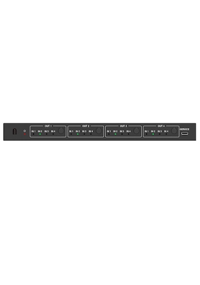 Dark 4x4 Hdmı Matrix Switch, 4k 60hz, 18gbps, Hdr10+, Hdcp 2.0b, Kumandalı Dk Hd Mw4x4