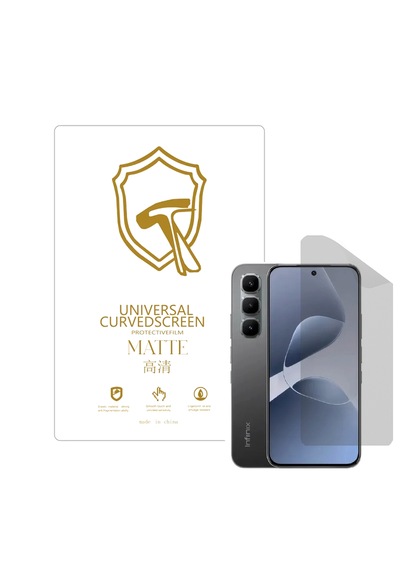 Microcase Infinix Hot 60 Pro İle Uyumlu Tpu Nano Mat Ekran Koruma Filmi Ekm107