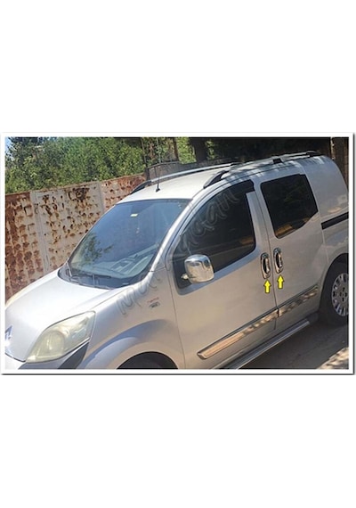 Markadan Citroen Nemo Krom Kapı Kolu 2008 Sonrası 4 Kapı 8 Parça