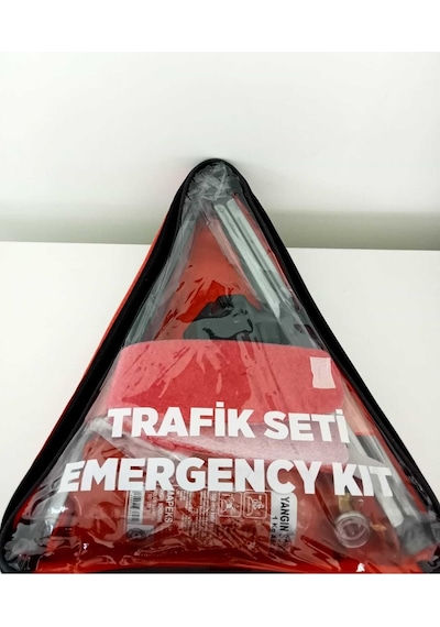 Oto Trafik Ve Ilkyardım Seti Üçgen Tüvtürk Onaylı