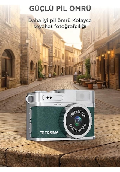 Torima CMR35 Mini Anahtarlık 1080P Dijital Fotoğraf Video Kamera