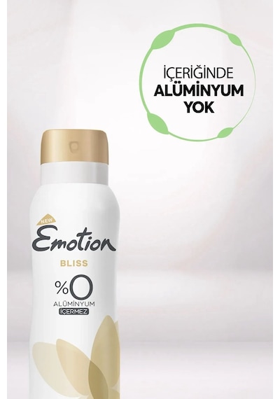 Emotion Bliss Kadın Vegan Deodorant 150 Ml Hızlı Kurur, Leke Bırakmaz Diğer