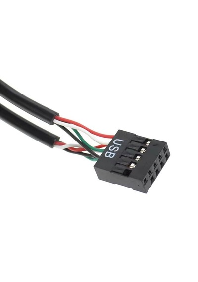 6091 Anakart İç Usb Hub 9 Pin Header 1x4 Çoğaltıcı Port Genişletici Panel Rgb Dişi