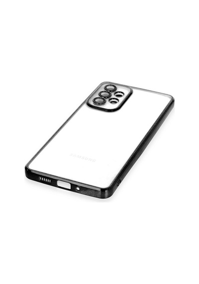 Samsung Galaxy Uyumlu, A73 5g Kılıf Razer Lensli Silikon - Siyah