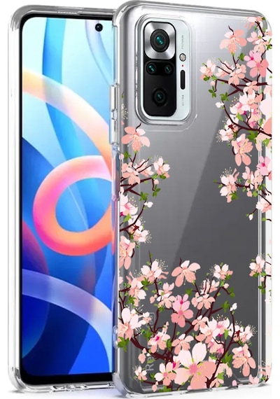 Ceptecepnet Redmi Note 10 Pro İle Uyumlu Özel Tasarım Baskılı Kamera Korumalı Şeffaf Telefon Kılıfı 1