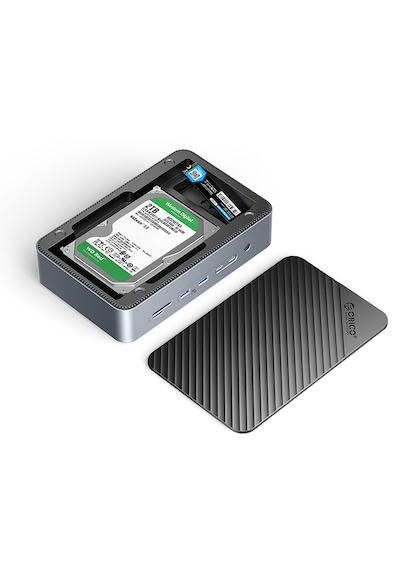 Orico D35m2 10in1 Docking Station&disk Kutusu/3.5"hdd&m.2 Nvme Yuvası,hdmı,2.5g Lan,usb3.2,pd100w,type-c