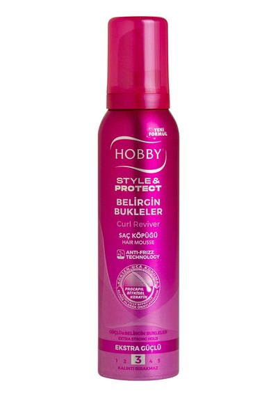 Hobby Style&protect Belirgin Bukleler Saç Köpük 150 Ml 2 Adet