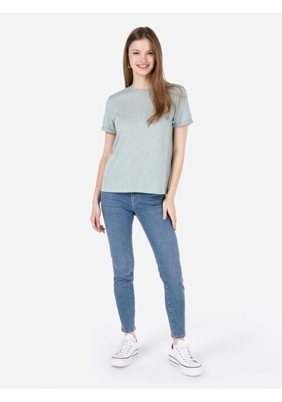 Colin's Colins Yeşil Kadın Tshirt K.kol Cl1068563 Q1.v2 Mgr Mint Yeşili