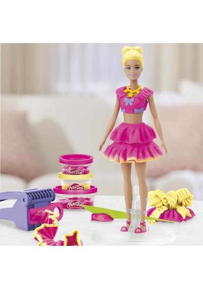 Hasbro Play Doh Barbie Fırfırlar Ve Fiyonklar Seti G1361 Çok Renkli
