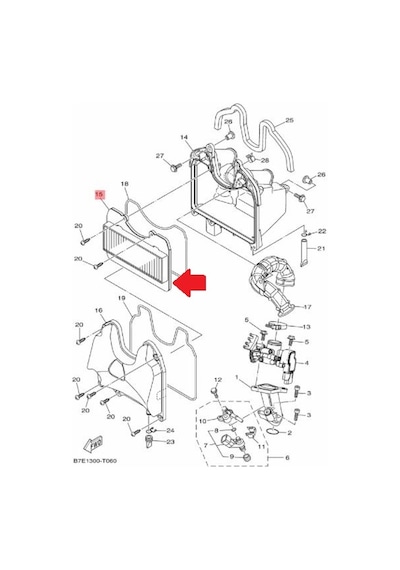 Yamaha Crypton S Hava Filtresi 1Fd-E4450-00