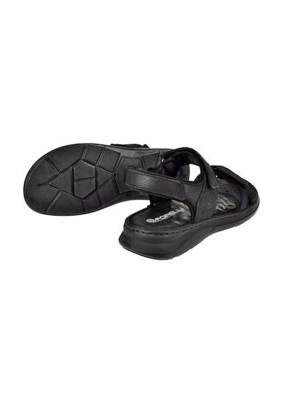 Forelli Hakiki Deri Comfort Cırtlı Erkek Sandalet For-40526 Siyah Nubuk-siyah Nubuk Siyah Nubuk Forelli Hakiki Deri Comfort Cırtlı Erkek Sandalet For-40526 Siyah Nubuk-siyah Nubuk Siyah Nubuk