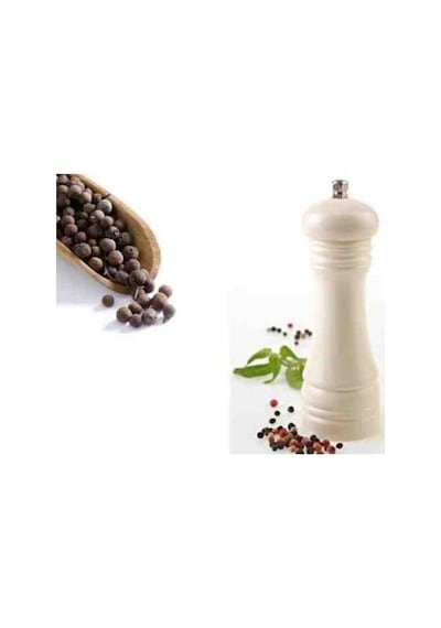 Tuz Baharat Karabiber Değirmeni Öğütücü Çelik Öğütücülü Tuzluk Baharatlık Kahverengi - 907944735 Kahverengi