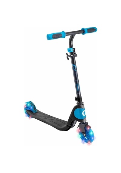 Evo 2 Tekerlekli Katlanabilir Light Speed Işıklı Mavi Scooter