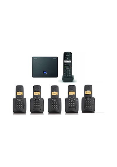Gigaset AS690 IP 6 Dahili Dect Telsiz Kablosuz Telefon Santrali
