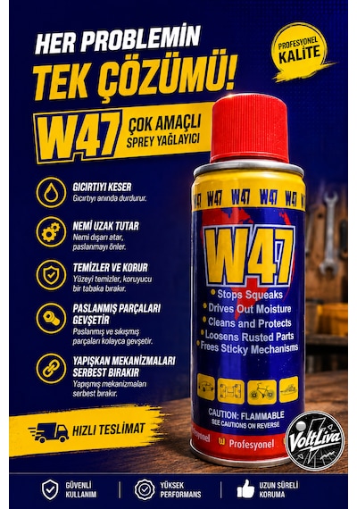 W47 Pas Sökücü - Bakım Spreyi 1 Adet