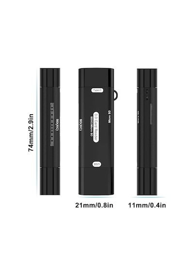 Micro Sd Kart Okuyucu Type C To Usb 3.0 Çevirici Otg 5 Gbps Hafıza Kartı Okuyucu Adaptör Micro