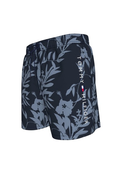 Tommy Hilfiger Medıum Drawstrıng Prınt Deniz Şortu-7326 Lacivert
