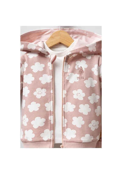 U.S. Polo Assn. U.s. Polo Assn 3'lü Takım 2771 Pudra