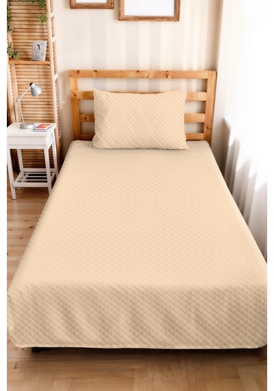 Krem Minimal Genç Odası Tek Kişilik Pike Takımı - Bej Kapitone 160x220 Cm Mevsimlik Yatak Örtüsü Sabahçı Perde Dinginliği Krem Minimal Genç Odası Tek Kişilik Pike Takımı - Bej Kapitone 160x220 Cm Mevsimlik Yatak Örtüsü Sabahçı Perde Dinginliği