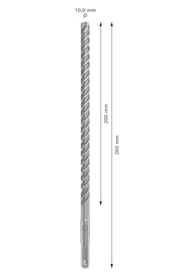 -plus-5x Kırıcı Delici Ucu, 10 X 260 Mm, 1 Adet
