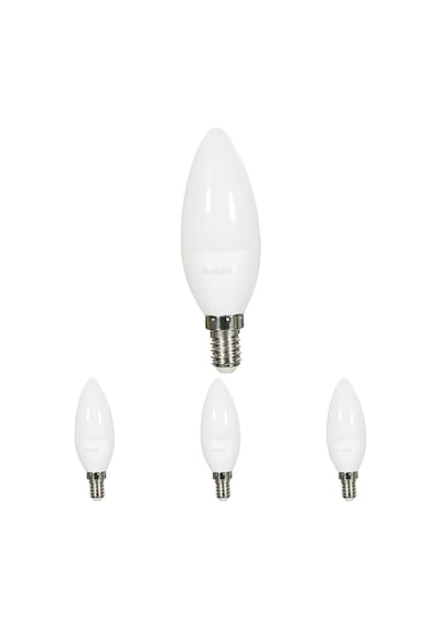 Philips Ledcandle 40w B35 E14 Beyaz Işık 4lü Paket Çok Renkli