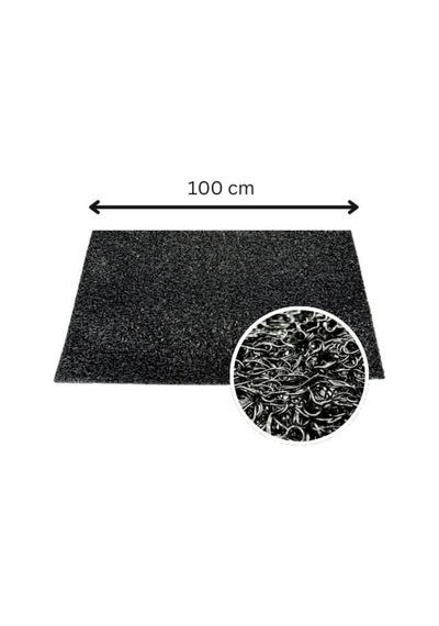 Berika Pls Sk006913 Siyah Kıvırcık Paspas 100 Cm 12 Mm Siyah