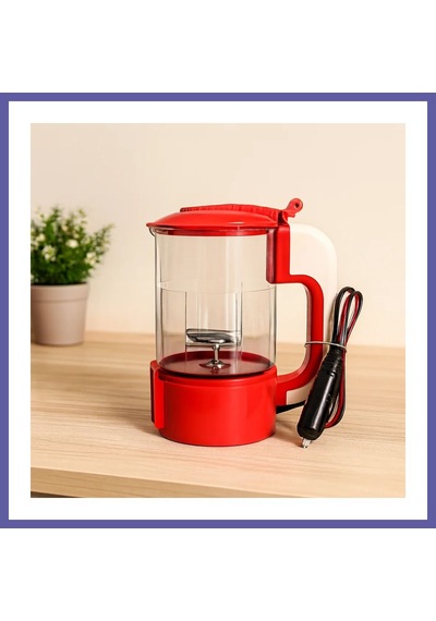 Bezos 12v Araç Oto Kettle Su Isıtıcı Çakmaklık Fişli, Plastik Nıda