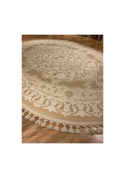 Aspero 4134a 160x230 Krem Oval Halı