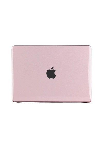Ers Macbook Neo Şeffaf Macbook Kapak - Pembe