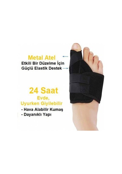 Ankaflex Halluks Gece Ateli Ayak Baş Parmak Kemik Çıkıntısı Düzeltici
