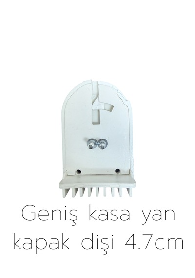 Zebra & Stor Perde Yan Kapak Dişi 4.7cm Geniş Beyaz