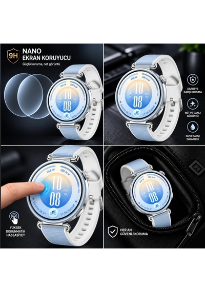 Huawei Watch Gt 7 41 Mm İle Uyumlu Ekran Koruyucu Nano Parlak Çizilmeye Dayanıklı Akıllı Saat Koruması