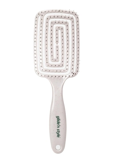 Glide N Style Eco Flexi Paddle Brush Doğa Dostu Esnek Saç Açma Ve Tarama Fırçası