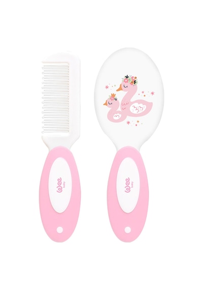 Wee Baby  Fırça Tarak Seti Pembe