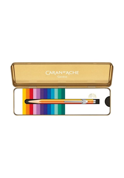 Caran Dache 849 Color Treasure Warm Rainbow Tükenmez Kalem 849.222 Turuncu