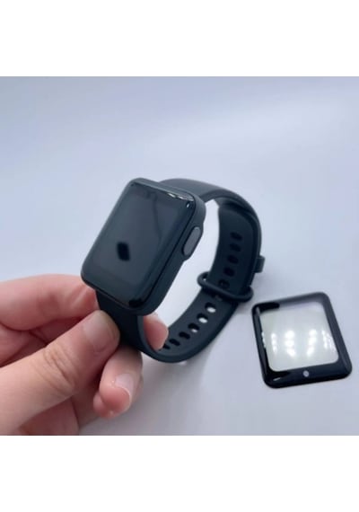 Xiaomi Mi Watch Lite 3D Full Kavisli Pmma Cam Ekran Koruyucu-Siyah (500284795)