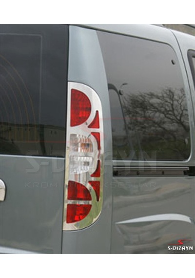 S-Dizayn  Fiat Doblo Krom Stop Çerçevesi 2 Prç 2006-2010