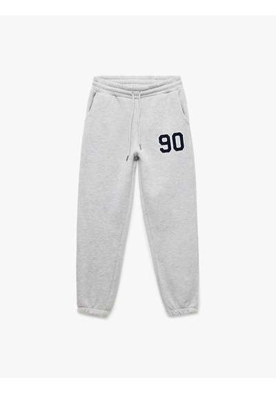 Koton Üç İplik Şardonlu Nakışlı Cepli Jogger Spor Eşofman Altı Gri Melanj 7wak40061nk Koton Üç İplik Şardonlu Nakışlı Cepli Jogger Spor Eşofman Altı Gri Melanj 7wak40061nk