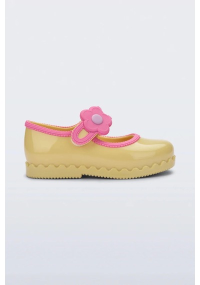 Melissa Mini Kız Bebek Hip Ballerina Renkli Sarı Şık Ayakkabı-14713