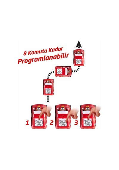 Tooko Programlanan Ve Şaha Kalkan Kamyon Kırmızı