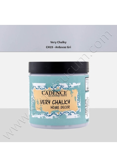 Cadence Very Chalky Mobilya Boyası 500 Ml. Ch19 Arduvaz Gri